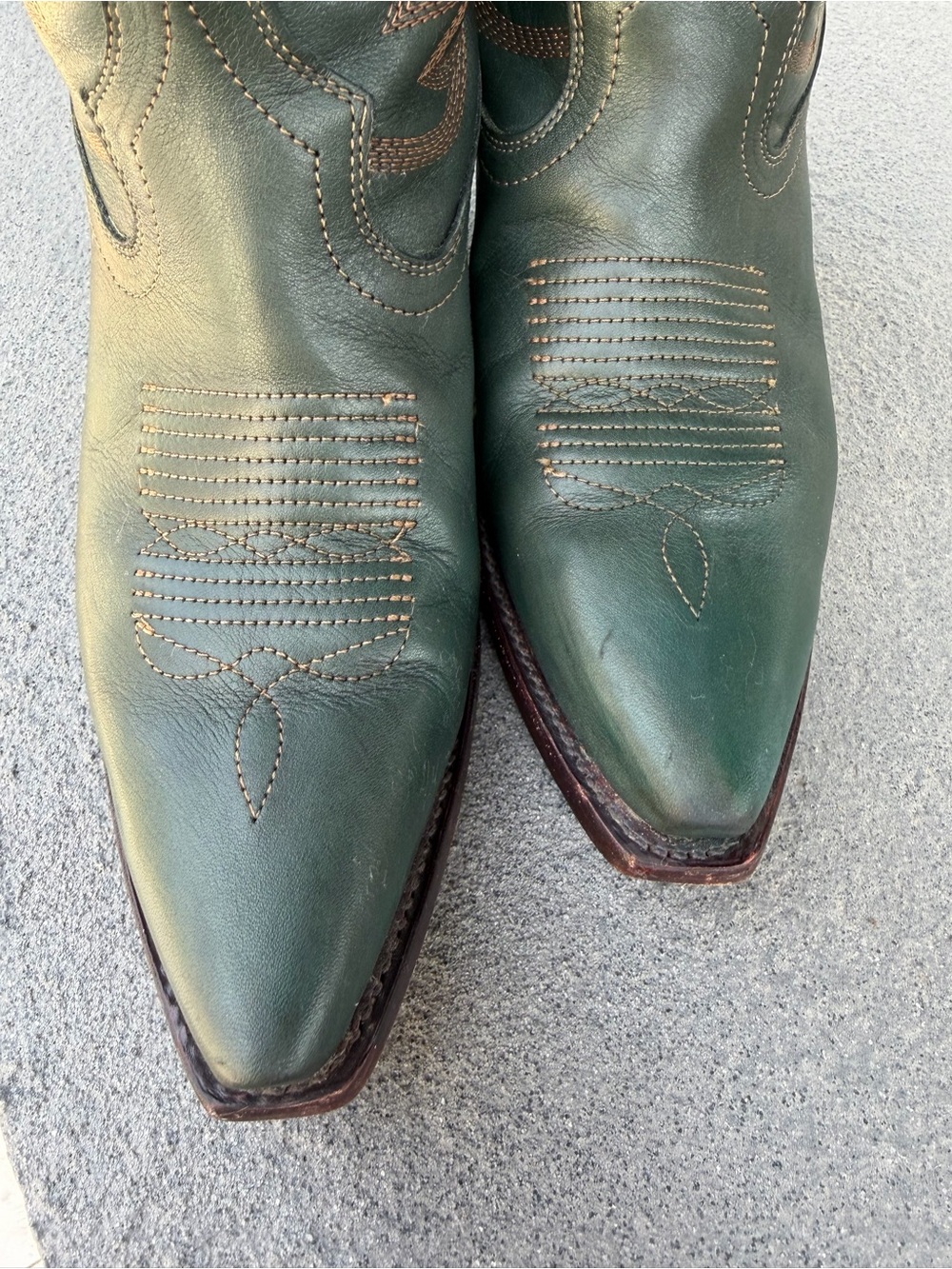 Tecovas The Annie Women's Boots in Teal. - Picture 8 of 8